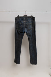 RICK OWENS DRKSHDW - Dirty blue Detroit cut denim (2010's)