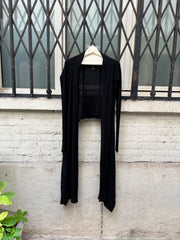 (New Arrival) RICK OWENS - FW07 « Exploder » Soft wool cardigan with extra long sides