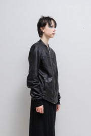 RICK OWENS - SS11 "ANTHEM" Lamb leather rider jacket