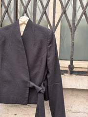 (New Arrival) DAMIR DOMA - Virgin wool jacket with straps to tie up