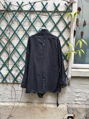(New Arrival) DAMIR DOMA - FW17 Striped wool kimono coat