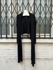 (New Arrival) RICK OWENS - FW07 « EXPLODER » Extra fine merino wool cardigan