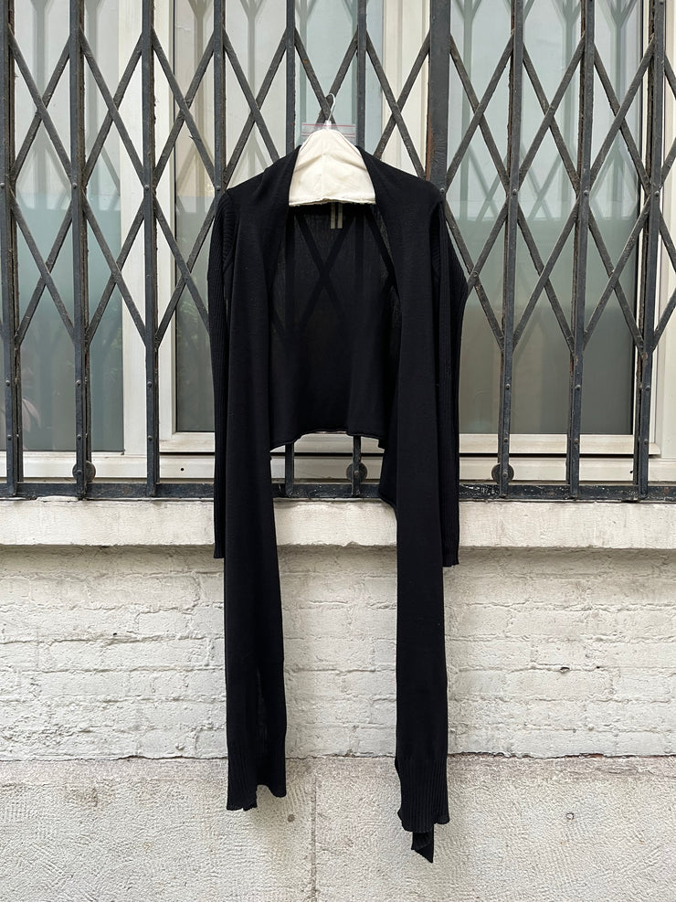 (New Arrival) RICK OWENS - FW07 « EXPLODER » Extra fine merino wool cardigan