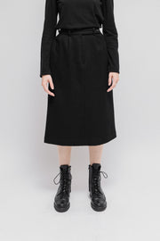 YOHJI YAMAMOTO Y'S - High waisted wool skirt (80's)