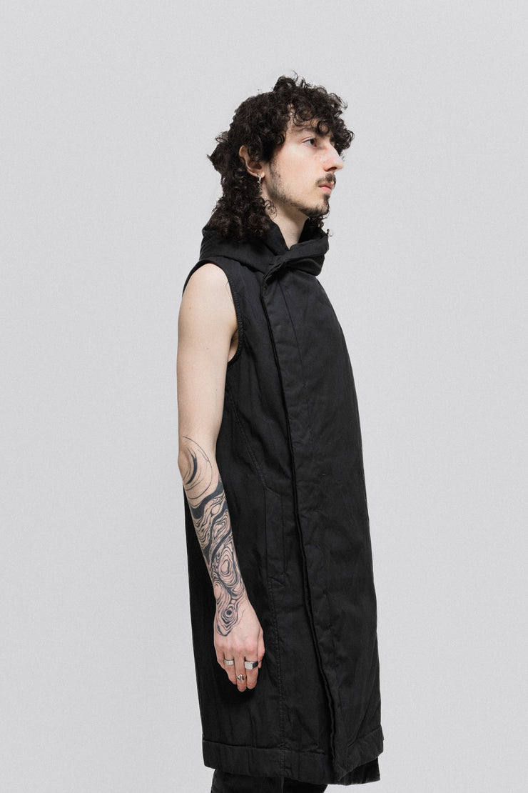 RICK OWENS - FW10 Long padded parka with a pointy hood