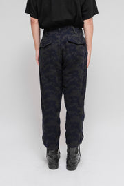 YOHJI YAMAMOTO POUR HOMME - FW17 Camouflage wool pants
