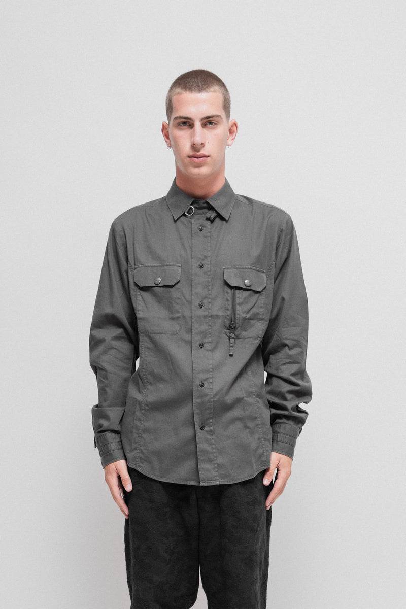 VIVIENNE WESTWOOD MAN - SS04 Military pocket shirt with orb