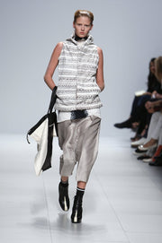 RICK OWENS - SS08 « CREATCH » Full snake skin vest with high lapels (runway)