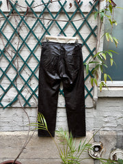 (New Arrival) YOHJI YAMAMOTO Y'S FOR MEN - Wide leather pants