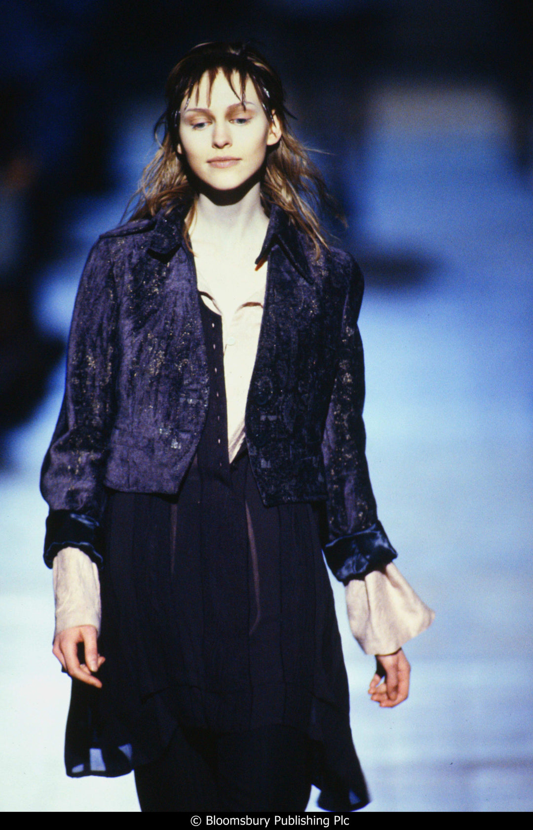 ジャケット・アウター ANN DEMEULEMEESTER jacket ANN DEMEULEMEESTER - FW94 Brocade patterned jacket with metallic