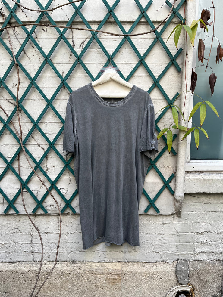 (New Arrival) BORIS BIDJAN SABERI 11 - Elongated cotton tee with stitching details