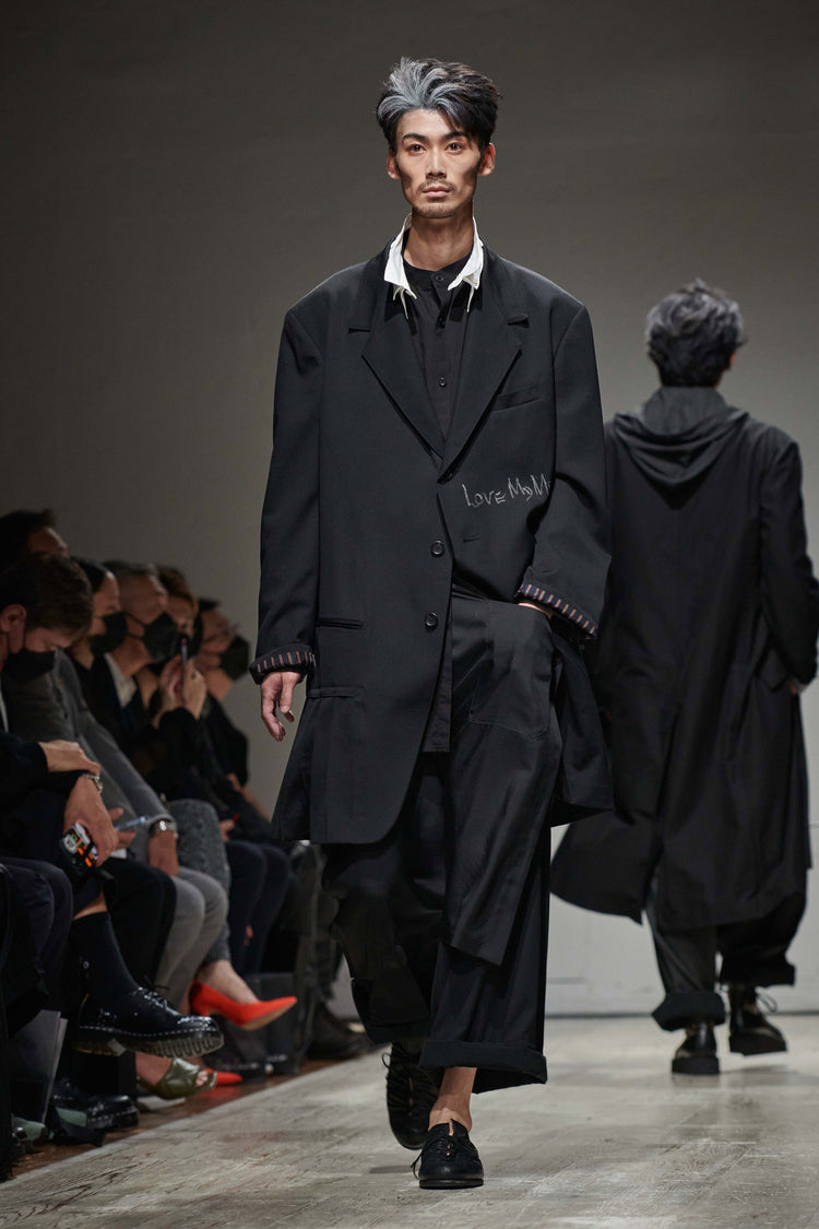 YOHJI YAMAMOTO POUR HOMME - SS23 Cotton shirt with button up
