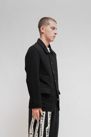YOHJI YAMAMOTO Y'S FOR MEN - Button up wool jacket (early 00's)