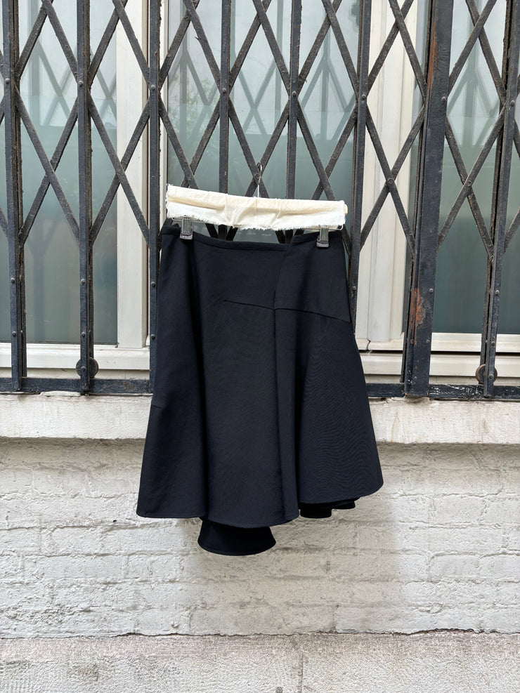 (New Arrival) COMME DES GARCONS - FW95 Wool ruffled midi skirt