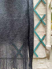 (New Arrival) ANN DEMEULEMEESTER - Gradient loose knitted high neck sweater