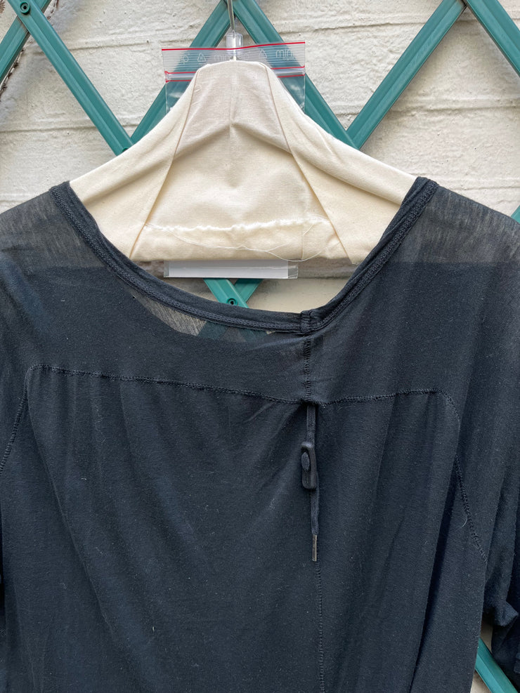 (New Arrival) BORIS BIDJAN SABERI - Thin cotton tee with stitching details