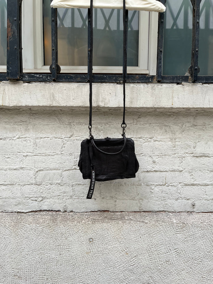 (New Arrival) CHRISTIAN PEAU - Lizzard skin bag
