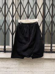 (New Arrival) RICK OWENS DRKSHDW - SS18 Cotton pod shorts with leg patches