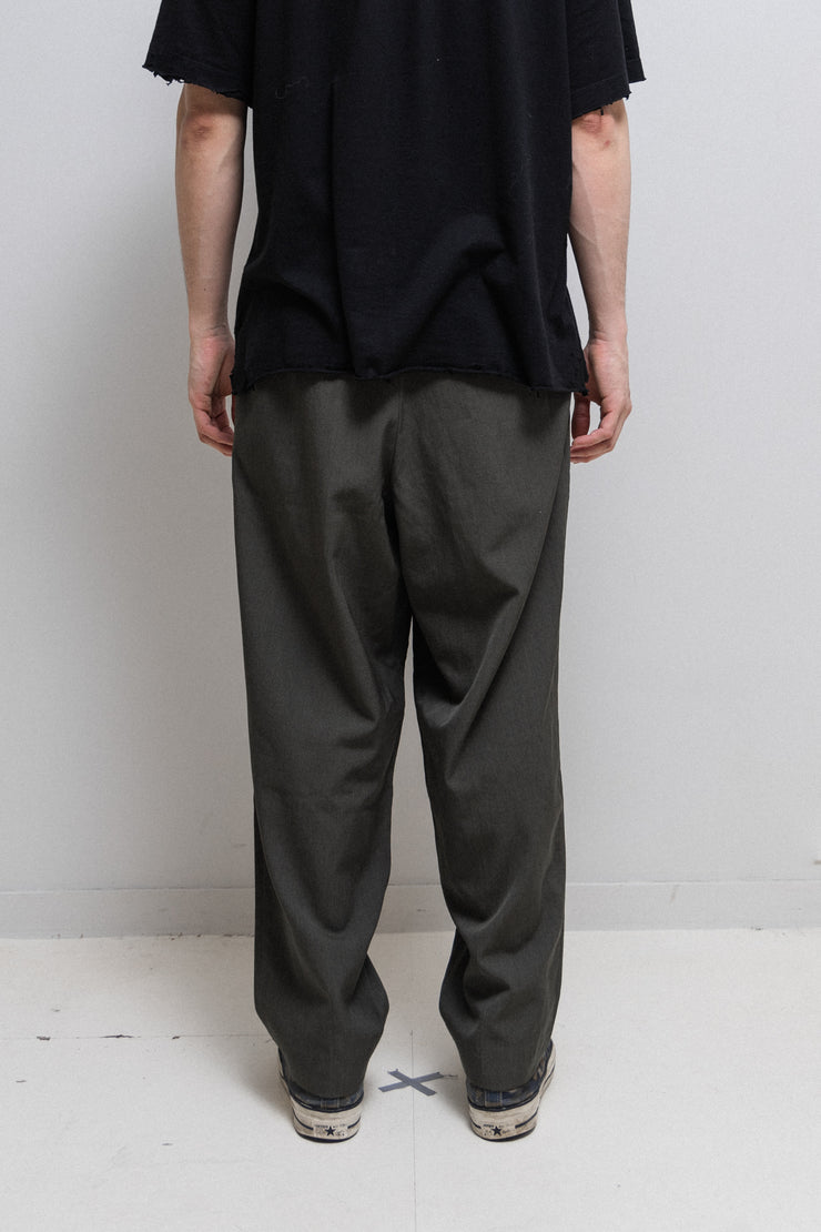 YOHJI YAMAMOTO POUR HOMME - FW92 Khaki wide wool pants