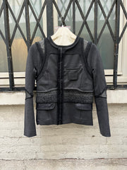 (New Arrival) UNDERCOVER - FW09 "Earmuff Maniac" Thermotron insulated wool jacket with pocket thermometer (runway)
