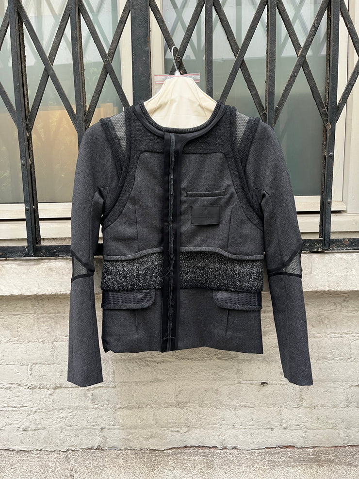 (New Arrival) UNDERCOVER - FW09 "Earmuff Maniac" Thermotron insulated wool jacket with pocket thermometer (runway)