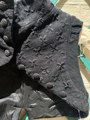 (Kountry Club) ANN DEMEULEMEESTER - FW09 Cropped bolero with embossed cross pattern (sample)