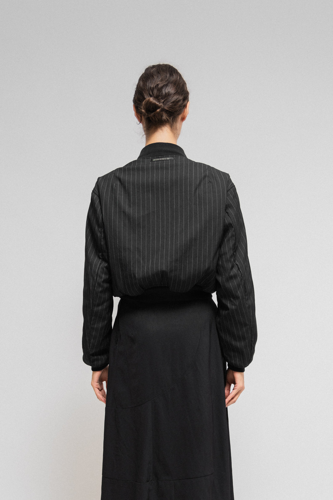 90年代Yohji Yamamoto +Noir ブラック ジャケット 1980-90's Yohji Yamamoto Black Coat with Safety Pin Closure
