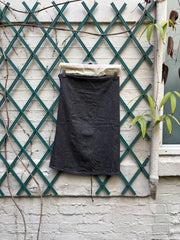 (New Arrival) ANN DEMEULEMEESTER - Late 90’s / Early 00’s Wrap up denim like cotton skirt
