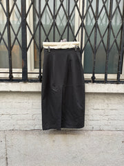 (New Arrival) YOHJI YAMAMOTO GOTHIC - 90’s wool skirt with buttoned front panel