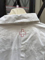 (New Arrival) A.F VANDEVORST - SS99 One sleeve button up blouse with straps