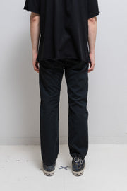 RICK OWENS - FW07 "EXPLODER" Straight cotton pants with inseam darts