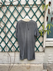 (New Arrival) BORIS BIDJAN SABERI 11 - Elongated cotton tee with stitching details