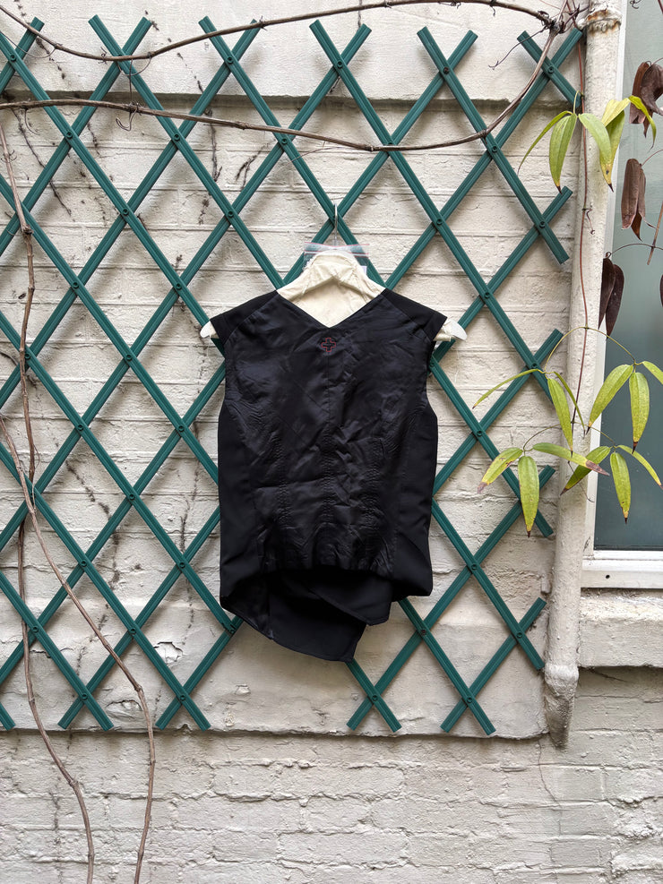 (New Arrival) A.F VANDEVORST - Lightweight vest top with front drapes