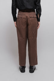 YOHJI YAMAMOTO POUR HOMME - Cotton and linen wide pants (early 80's)