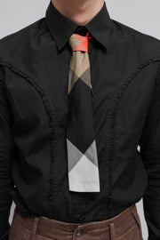 YOHJI YAMAMOTO POUR HOMME - Colorful square necktie (late 1980's)