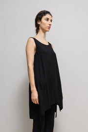 YOHJI YAMAMOTO Y'S - Rayon dress top with pockets