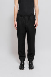 COMME DES GARCONS HOMME DEUX  - SS21 Wide wool pants with drawstrings