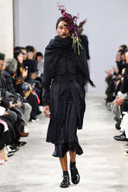 (New Arrival) NOIR KEI NINOMIYA - FW18 Cropped wool scarf jacket (runway)