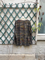 (New Arrival) BLACKMEANS - Boro print longsleeves