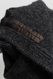 RICK OWENS - FW09 "CRUST" Giant alpaca wool scarf