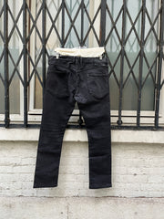 (New Arrival) ISAMU KATAYAMA BACKLASH - Shell cotton slim jeans with lizard leather tag