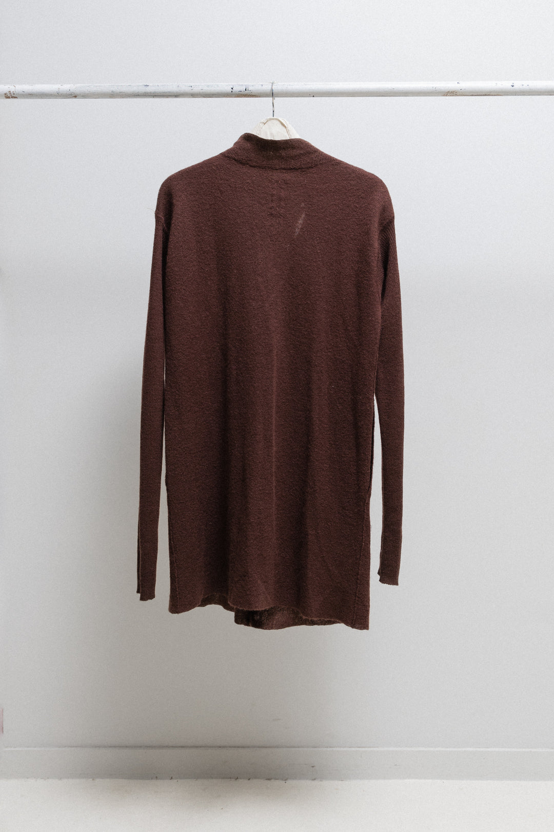 Rick Owens アシメスリーブモヘアニット ブラウン　フリーサイズ RICK OWENS - FW14 
