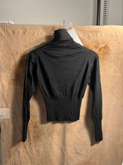 (Pre Sale) VIVIENNE WESTWOOD - 90’s cropped turtleneck sweater with orb detail