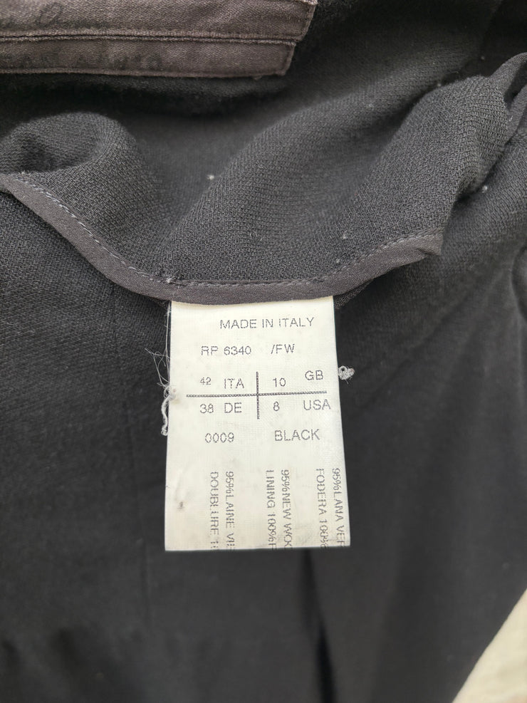 (New Arrival) RICK OWENS - FW10 "GLEAM" Virgin wool low crotch pants with elastic waist