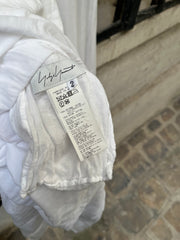 (New Arrival) YOHJI YAMAMOTO - FW22 Long cotton skirt with pocket detail (runway)