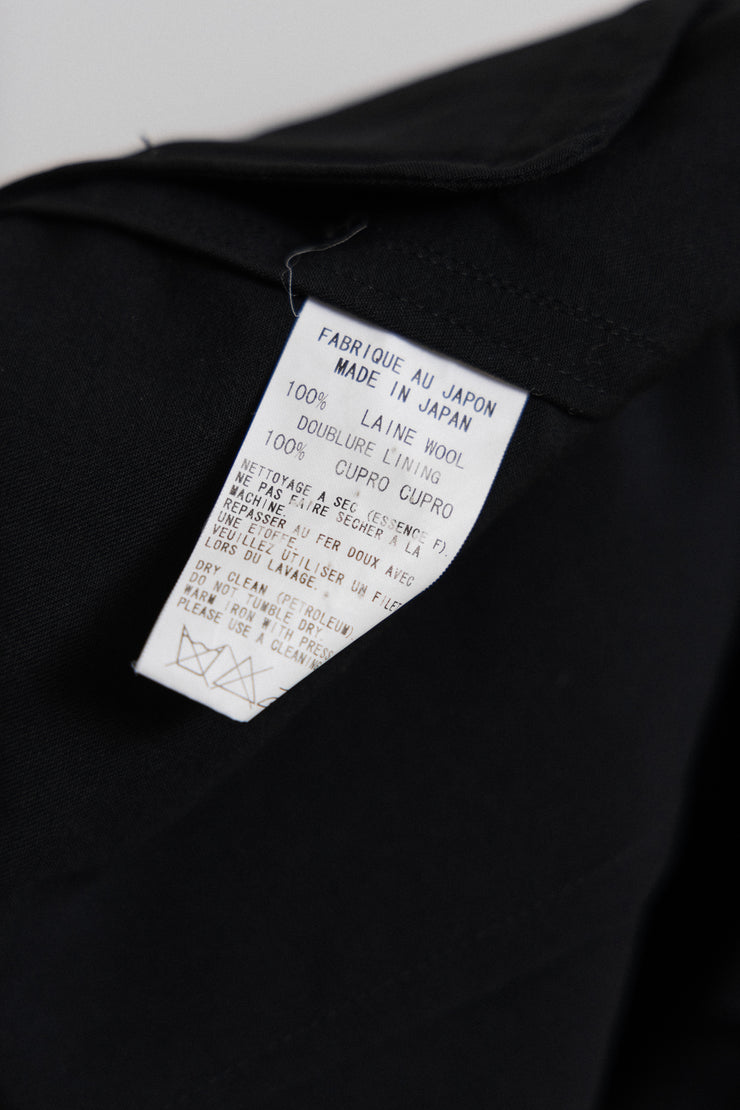 YOHJI YAMAMOTO Y’S - 3B Wool jacket with back pockets