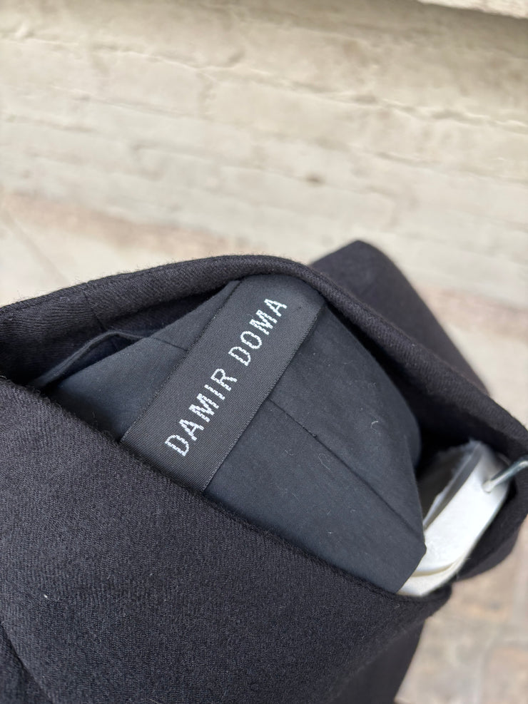 (New Arrival) DAMIR DOMA - Virgin wool jacket with straps to tie up