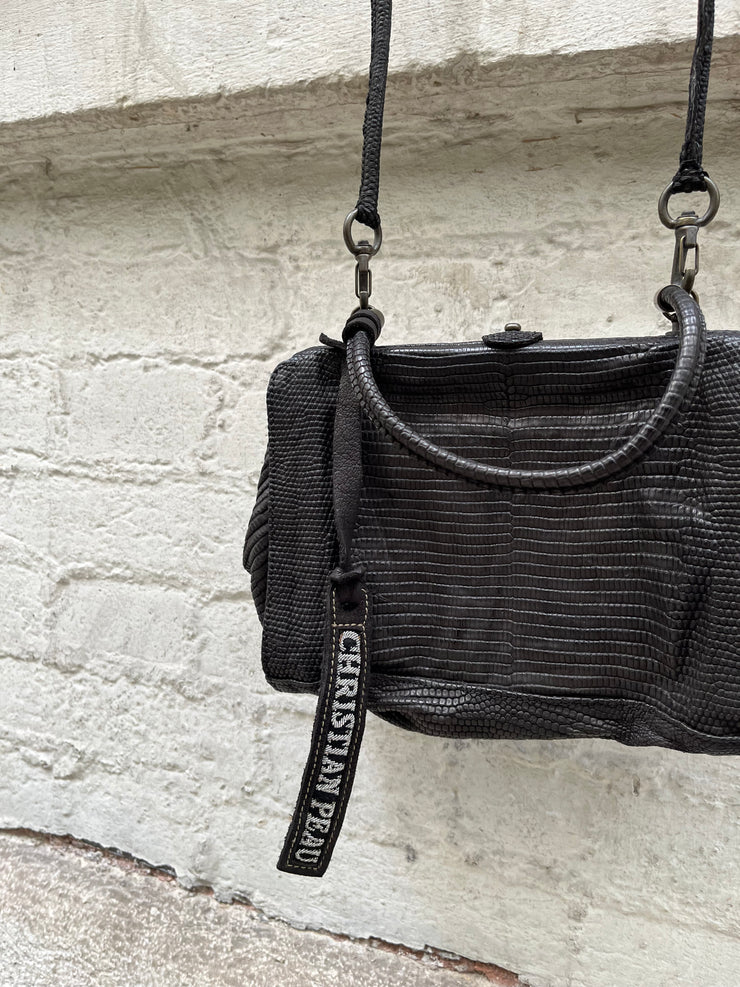 (New Arrival) CHRISTIAN PEAU - Lizzard skin bag