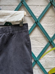 (New Arrival) CAROL CHRISTIAN POELL - FW02-03 Pinstripe cotton pants with curved pockets