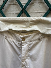 (New Arrival) RICK OWENS - SS07 "WISHBONE" Cotton & silk wide milk pants
